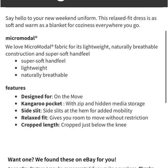 Lululemon Modal Fleece Funnel Neck Dress Size 6 in Black - Picture 15 of 15